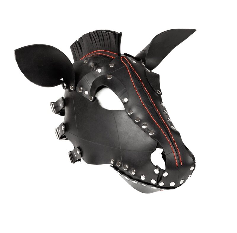 Pferdemaske - Eselmaske aus recyceltem Gummi