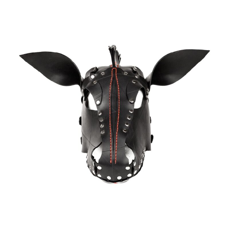 Pferdemaske - Eselmaske aus recyceltem Gummi