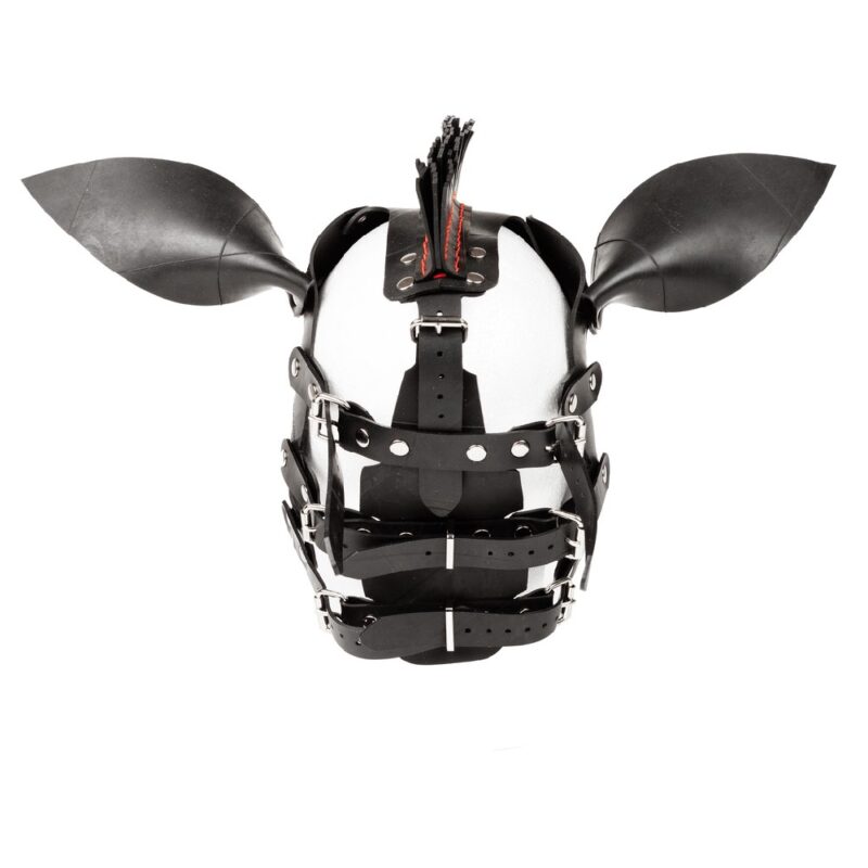 Pferdemaske - Eselmaske aus recyceltem Gummi