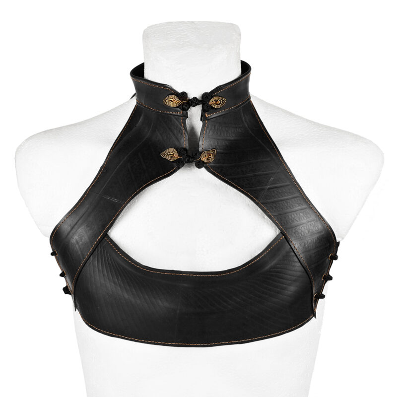 Upcycled Oberteil aus Gummi  - Lotus Flow top