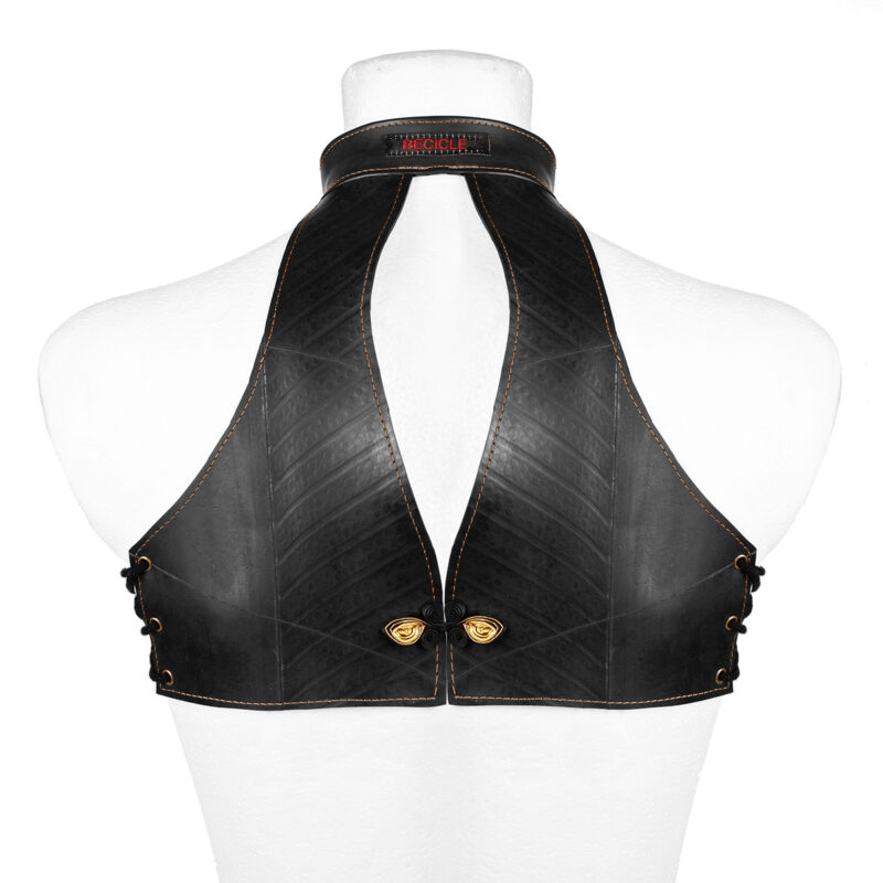 Upcycled Oberteil aus Gummi  - Lotus Flow top